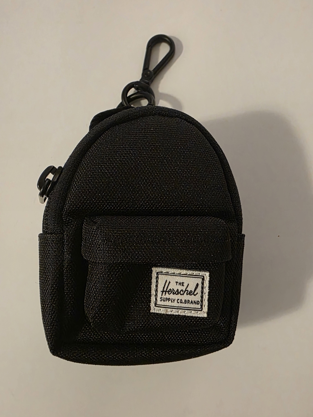 Herschel Black Mini Backpack Charm